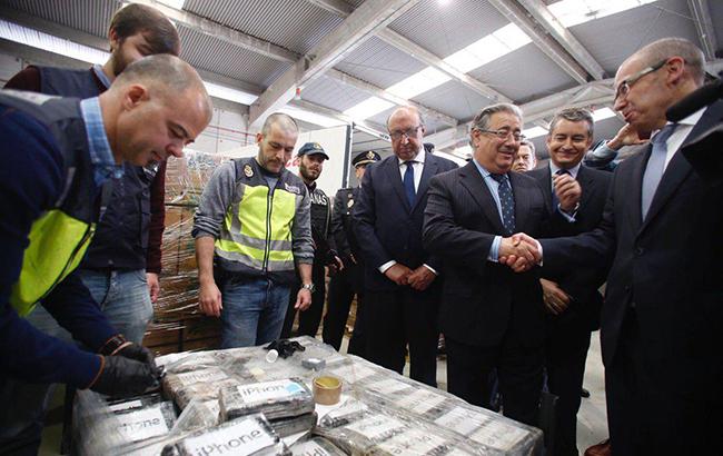 В Испании обнаружили рекордные почти 9 тонн кокаина