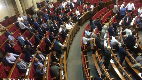 Рада підтримала за основу законопроект щодо оприлюднення законів