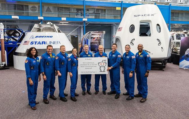 В NASA объявили имена астронавтов для миссий SpaceX и Boeing