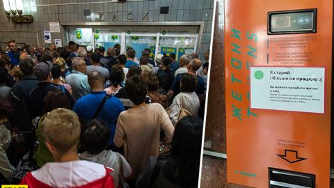 Колапс у метро: кияни лютують від черг та тисняви