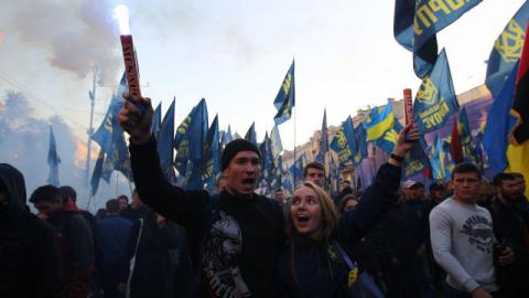 Покрова без крові: як праві відзначили день УПА і не пішли штурмувати Лавру