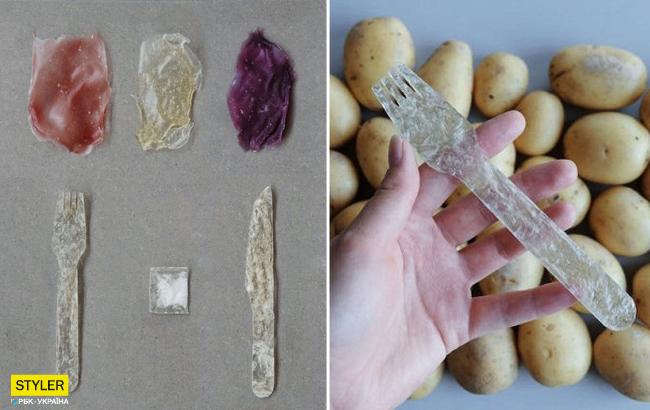 Незвичайна розробка: студент створив пластик з картоплі