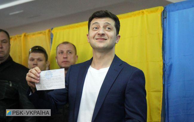 Зеленский проголосовал на выборах президента