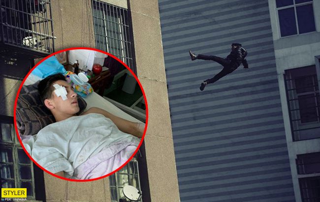 Попытка убийства? В Харькове студент выпал с шестого этажа и выжил