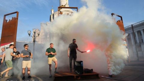 На Майдані почалася акція через рішення ЦВК