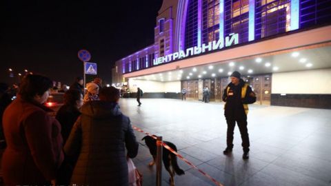 Центральный ж/д вокзал в Киеве возобновил работу
