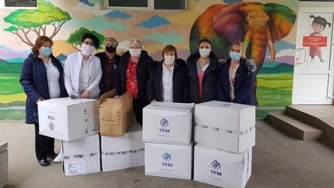 Одесский порт и стивидоры помогают в борьбе с коронавирусом