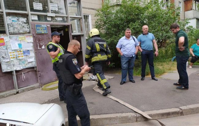 В Киеве произошел пожар в жилом доме из-за утечки газа