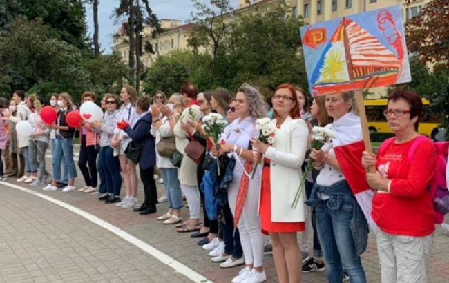 В Минске проходит женский марш солидарности