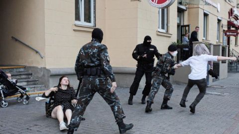 У Мінську на протестах вчора затримали 95 осіб, - МВС