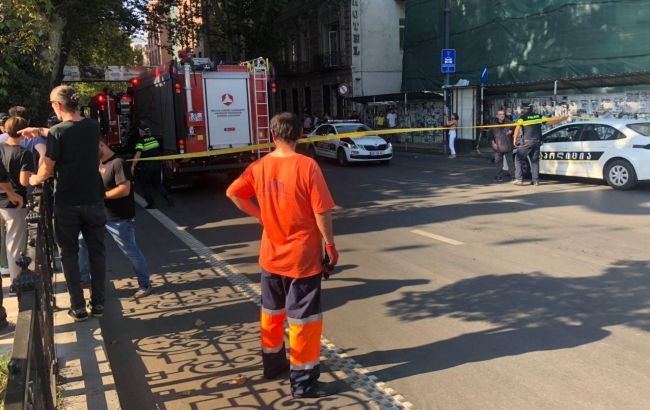 В центре Тбилиси произошел взрыв, есть пострадавшие