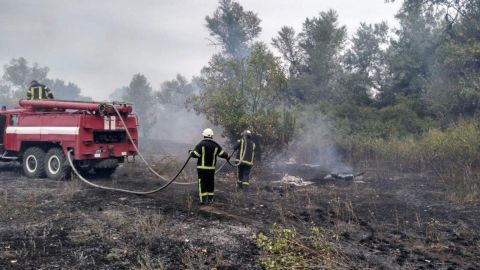 У Луганській області ліквідували три вогнища пожежі