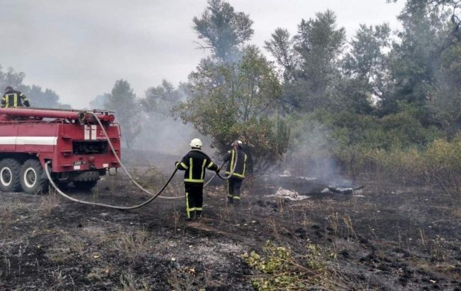 У Луганській області ліквідували три вогнища пожежі