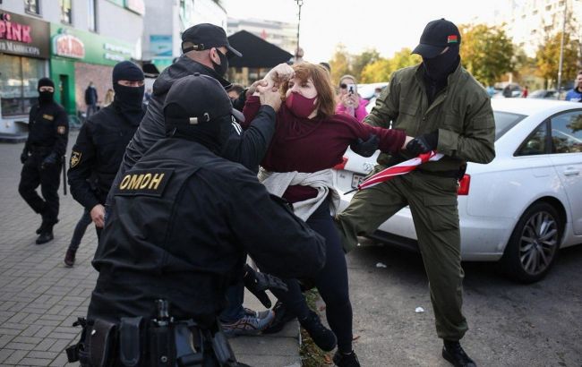 Протести у Мінську: міліція назвала кількість затриманих