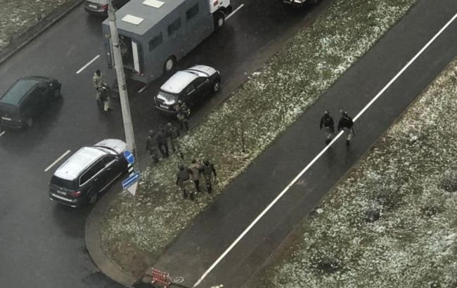 В Минске начались задержания демонстрантов