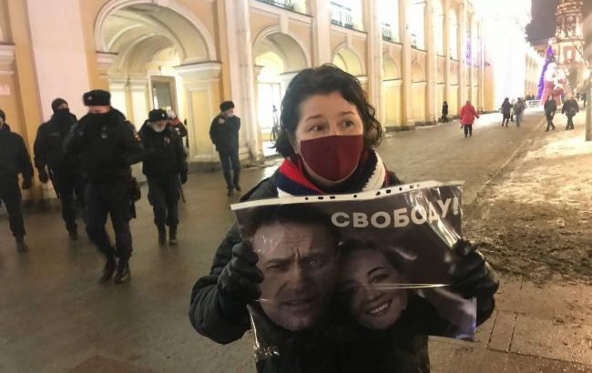 У Росії на акціях на підтримку Навального затримали більше 70 людей