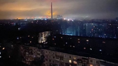 Авария на Запорожской ТЭС: Энергодар снова со светом, но пока без воды