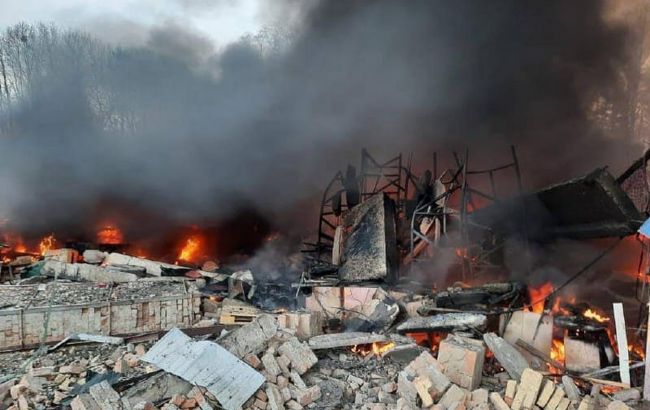 Нападение России на Украину: обстрелян объект пограничников в Киевской области