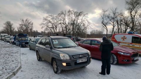 Евакуація з Енергодара: колона благополучно дісталася до Запоріжжя