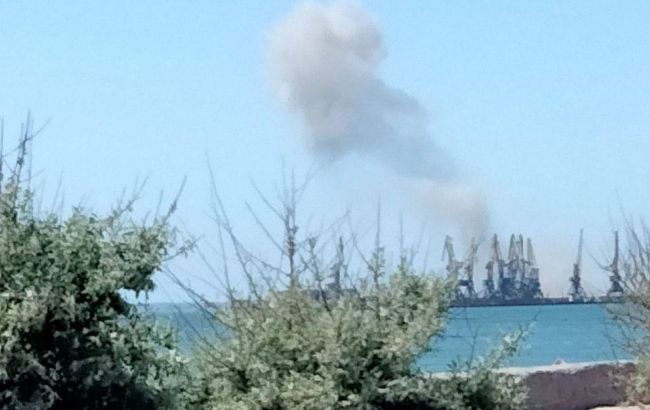 В порту Бердянска прогремел сильный взрыв: что известно