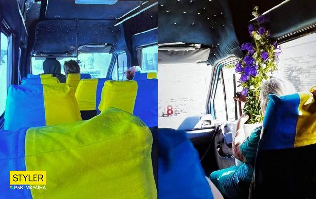 В окупованому Мелітополі їздить патріотична маршрутка: яскраві фото