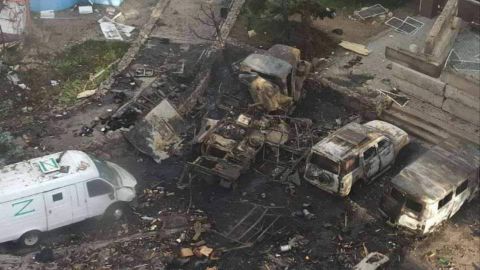 Вночі в Енергодарі прогриміли вибухи: у повітря злетіла техніка окупантів