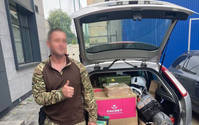 Подразделение ВСУ получило очередную партию помощи при содействии Favbet Foundation