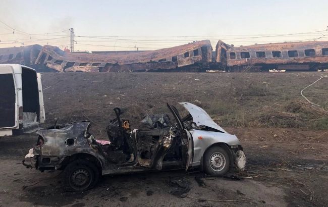 Удар по потягу в Чаплине: пошукові роботи завершилися, кількість жертв збільшилася