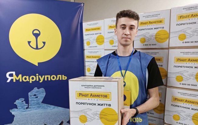 Фонд Ахметова направив першу партія продуктових наборів до центру переселенців у Чернівцях