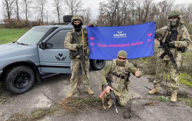 Зенитно-ракетный взвод ВСУ получил внедорожник при содействии Favbet Foundation