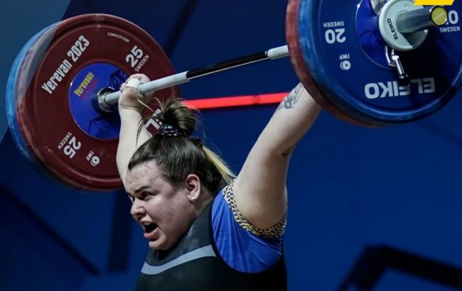 Українка виборола дві медалі на ЧЄ з важкої атлетики