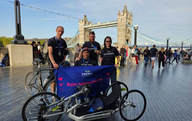 Украинская команда приняла участие в лондонском велопробеге при содействии Favbet Foundation