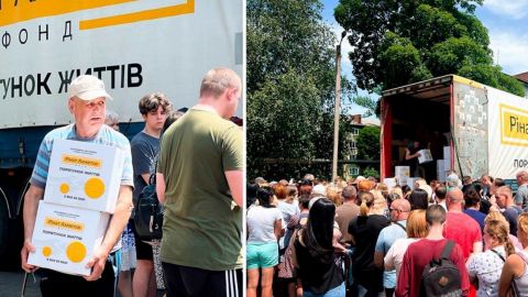 В Донецькій області почалися видачі гуманітарної допомоги від Фонду Ахметова