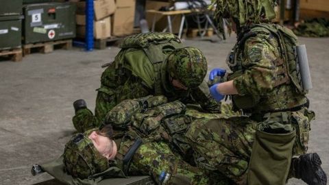 Украинцы провели для военных Эстонии обучение по тактической медицине