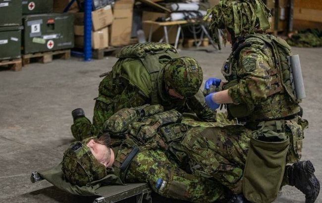 Украинцы провели для военных Эстонии обучение по тактической медицине