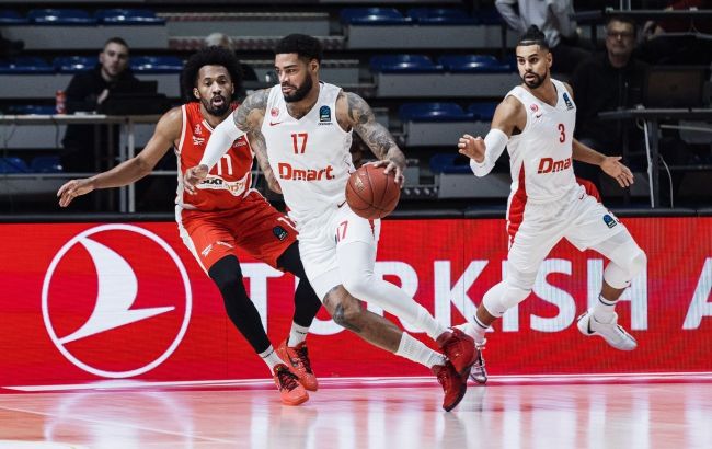 Баскетбольный "Прометей" с непростой победой укрепил позиции в топ-6 Еврокубка