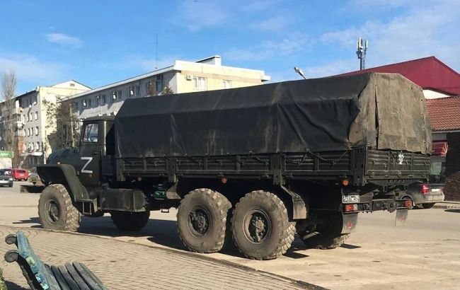 Партизаны обнаружили стоянку техники РФ в Симферопольском районе (фото, видео)