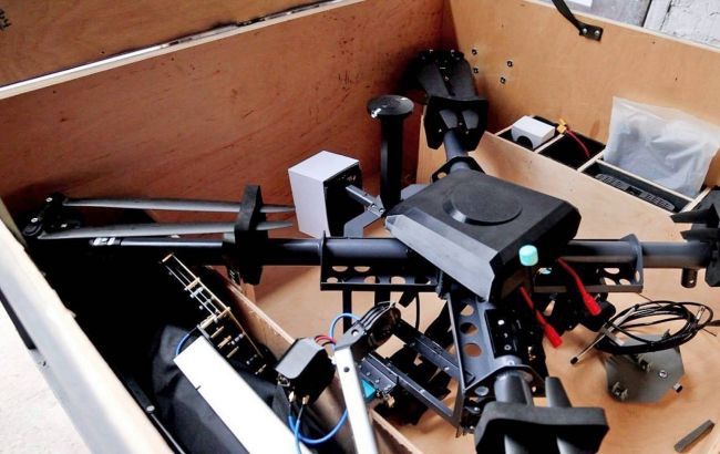 Бойцы Нацгвардии получили гексакоптеры от "Стального фронта" Ахметова