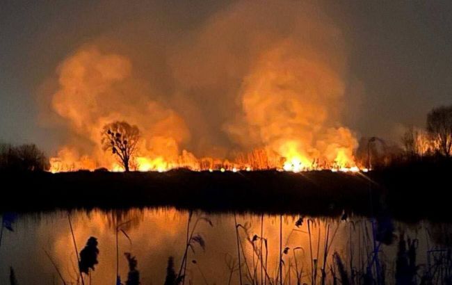 Полиция Киева открыла уголовное производство по пожару на Осокорках