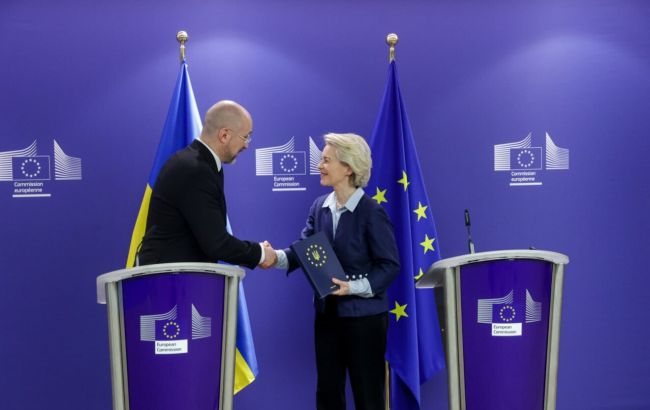 Первый транш уже перечислен: Шмыгаль передал Фон дер Ляен принятый украинский план поддержки