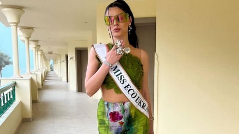 В каком наряде Ангелина Усанова прибыла в Египет на Miss Eco International 2024