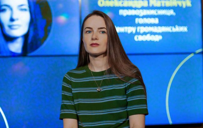 Правозащитница Матвийчук дала интервью для музея "Голоса мирных"