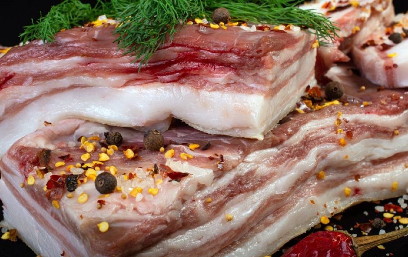 Сало в рассоле «тузлук»