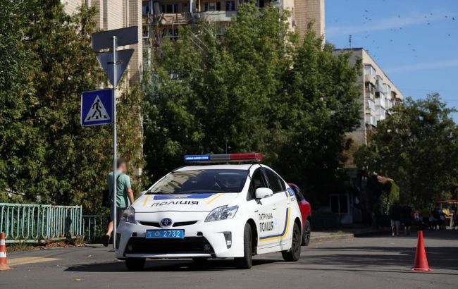 В поліції показали перші хвилини після нічного удару по Києву