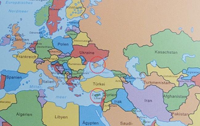У Німеччині видавництво пояснило публікацію карти з російським Кримом