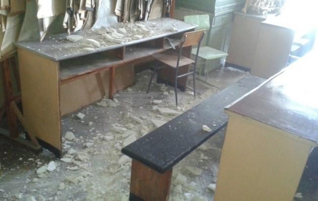 В Одесском университете на студентов обрушился потолок