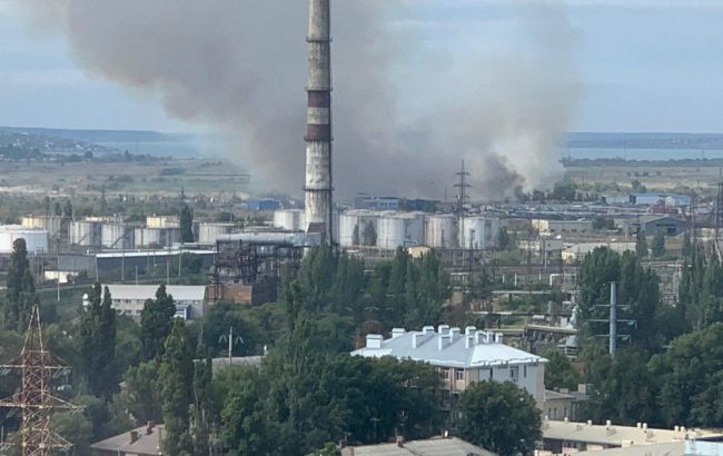 Одессу заволокло дымом из-за масштабного пожара