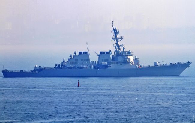 Военный корабль США зашел в Черное море