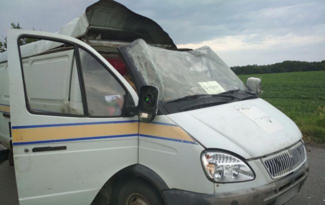 Трех подозреваемых в нападении на автомобиль "Укрпочты" арестовали