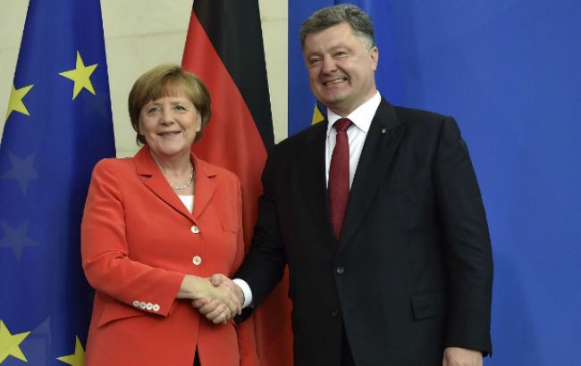 Порошенко назвал Меркель большим другом и надежным партнером Украины